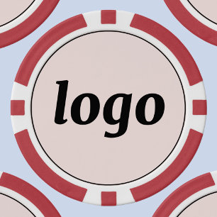 Logo Zakelijke Promotionele Branding Blush Roze Poker Chips