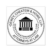 Logo Zegel Rechtsanwaltskanzlei Rechtbank Naam URL Zelfinktende Stempel (Design)