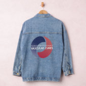 Logo Zip-up hoodie Denim Jacket (Hangar)
