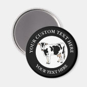 Logo Zuivelpictogram Koe Magneet (Voorkant / Achterkant)