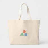 Logomaker Canvas tas1 Grote Tote Bag (Voorkant)