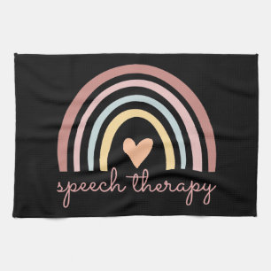 Logopedie I - Boho Regenboog Theedoek