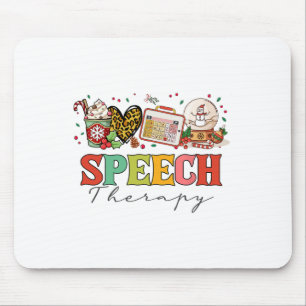 Logopedist Slp Kerstmis Thanksgiving Muismat