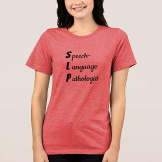 Logopedist trui Tri-Blend shirt