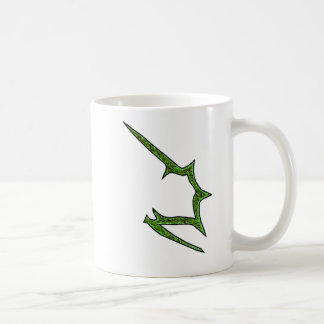 Logo's aan beide zijden, gespiegeld koffiemok