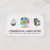 Logos de jardinage | Carte de visite Arborescence (Devant)