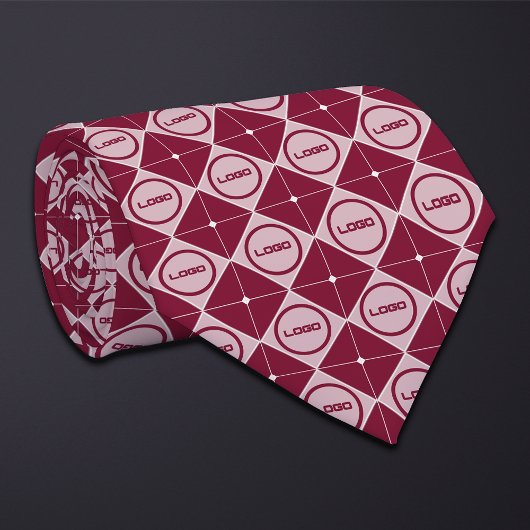 Logos ronds Motif diamant cravate
