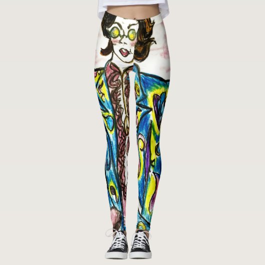 Logos vierges" Leggings (Devant)