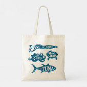 Logo's voor zeevruchten tote bag (Achterkant)