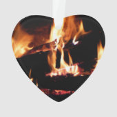 Logs dans la cheminée Photographie de feu chaud (dos)