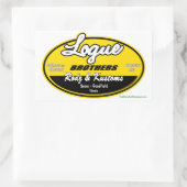 Logue Brothers Decal Rechthoekige Sticker (Tas)