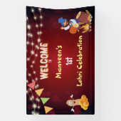 Lohri Welkomstbanner Spandoek (Verticaal)