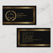 Loi et carte de visite juridique (Devant / Derrière)