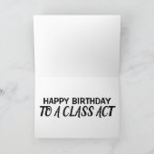 LOI SUR LA CLASSE SPORTIVE CARTES D'ANNIVERSAIRE (Intérieur)