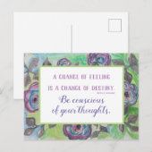 Loi sur les devis d'inspiration de la carte postal (Devant / Derrière)