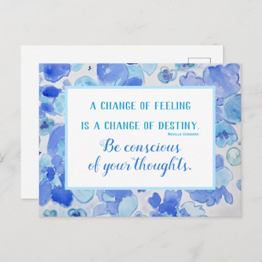 Loi sur les devis d'inspiration de la carte postal (Devant / Derrière)