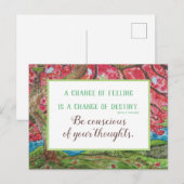 Loi sur les devis d'inspiration de la carte postal (Devant / Derrière)