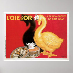 L'oie D'or La Reine Des Cremes Food ad Poster