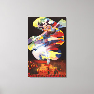 Loie Fuller bij het theater Folies-Bergere Canvas Afdruk