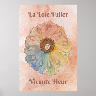 Loïe Fuller: Vivante Fleur (Levende Bloem) Poster