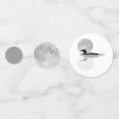 Loin sous table de Pleine lune Confetti (Derrière)