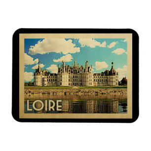 Loire France Vintage Travel - Chateau Chambord Magneet