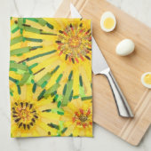 Loire Sunflower KItchen Towel Theedoek (Quarter Fold)
