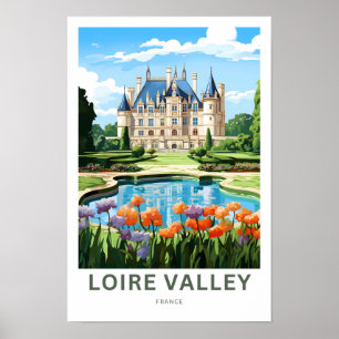 Loire Valley Frankrijk Reisprint Poster