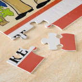 Loire Valley wijnkaart puzzel (Zijkant)