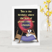 Lois de carte d'anniversaire humoristique de (Fleur jaune)