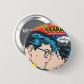 Lois en Clark Comic Ronde Button 5,7 Cm (Voorkant /achterkant)