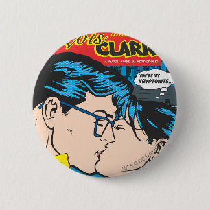 Lois en Clark Comic Ronde Button 5,7 Cm