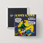 Lois Lane #1 Vierkante Button 5,1 Cm (Voorkant /achterkant)