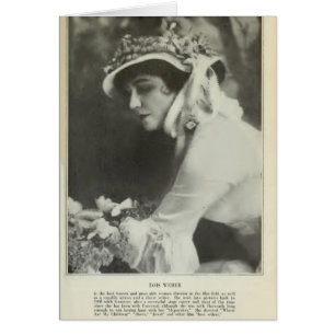 Lois Weber 1917 vintage portrait femme directrice
