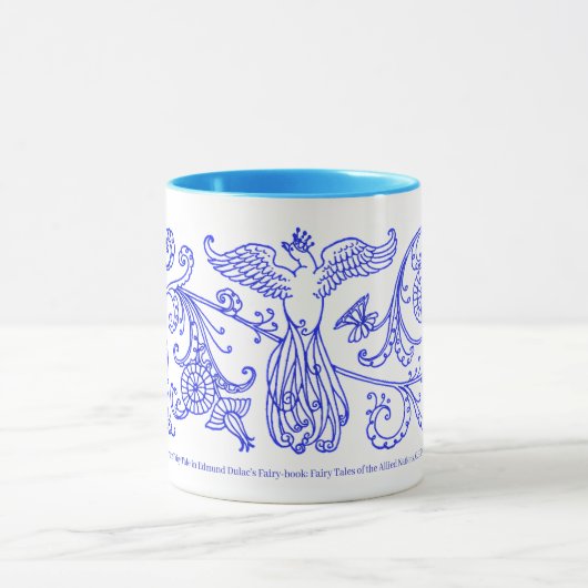 L'Oiseau Bleu :  Un Conte De Fée Français Mug (Centre)