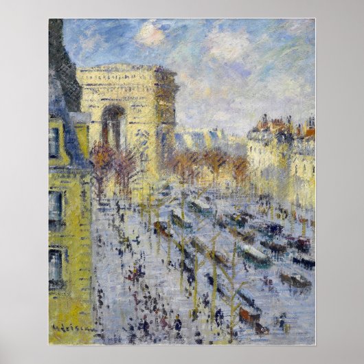 Loiseau - de Triumph Arch en Friedland Avenue 1.. Poster (Voorkant)