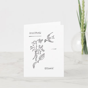 L'oiseau et le bouquet, par Apollinaire