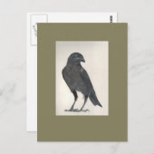 L'oiseau fier briefkaart (Voorkant / Achterkant)