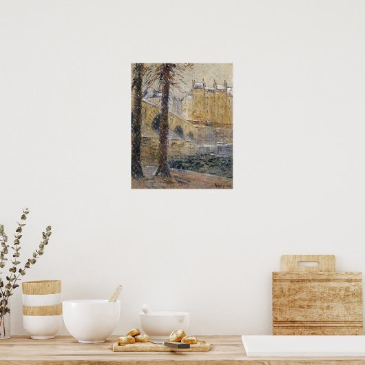 Loiseau - Het Marie Bridge Snow Effect 1926 Poster (Keuken)