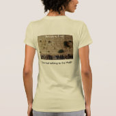 L'oiseau national de l'Israël - T-shirt de huppe (Dos)