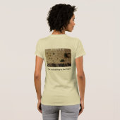 L'oiseau national de l'Israël - T-shirt de huppe (Dos entier)