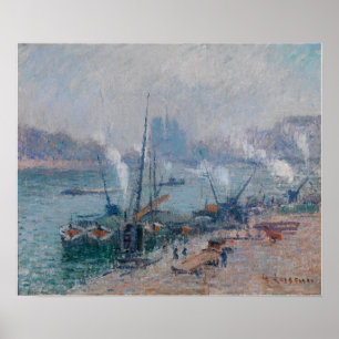 Loiseau - Parijs De Haven Henri IV 1921 Poster