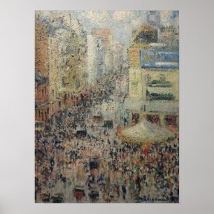 Loiseau - Rue Clignancourt te Parijs op 14 juli 19 Poster