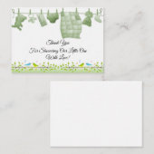 L'Oiseau Sur La Carte de remerciements Des Branche (Devant / Derrière)