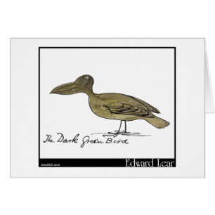 L'oiseau vert-foncé d'Edward Lear