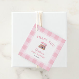 Lokaal gegroeid meisje Baby shower Dank u Bedankjes Labels