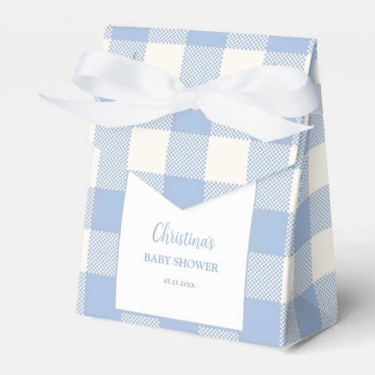 Lokaal gegroeide jongen Baby shower Bedankdoosjes (Voorkant Zijde)