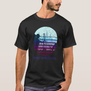 Lokaal gehuurde voedselbawhun, 80 jaar, Retro Hunt T-shirt