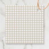 Lokaal geteeld Baby shower Bedankjes Labels (Achterkant)