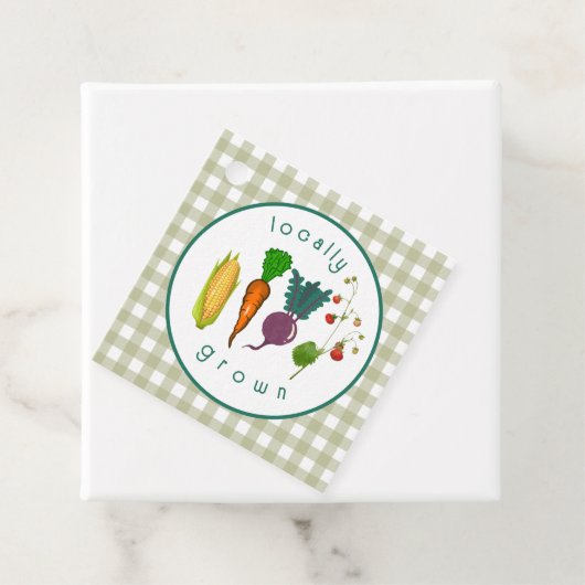 Lokaal geteeld Baby shower Bedankjes Labels (In situ)